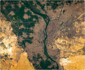 satelite view of farmland